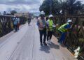 INFRASTRUCTURES – Installation achevée des structures métalliques pour renforcer les ponts de la RN2, les socles métalliques en attente de pose