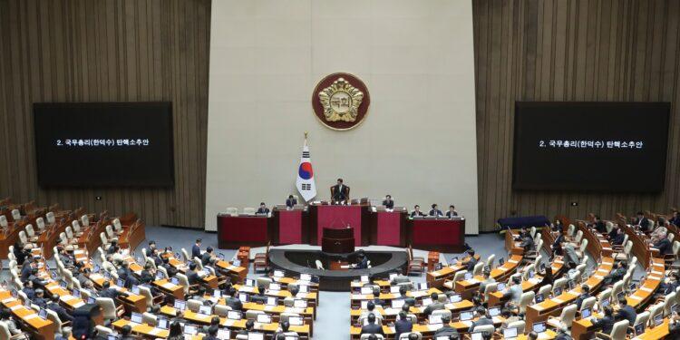 ASIE – Le Parlement Sud-coréen vote la destitution du président par intérim Han Duck-soo