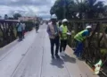 Les travaux sur les ponts sur la RN2 en vue d’acheminer les blocs moteurs de la centrale d’Ambohimanambola en cours