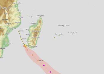METEO – Le système dépressionnaire du Canal de Mozambique devient une tempête tropicale et prend le nom d’Elvis