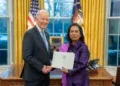 DIPLOMATIE – Lantosoa Rakotomalala présente ses lettres de créances à Joe Biden