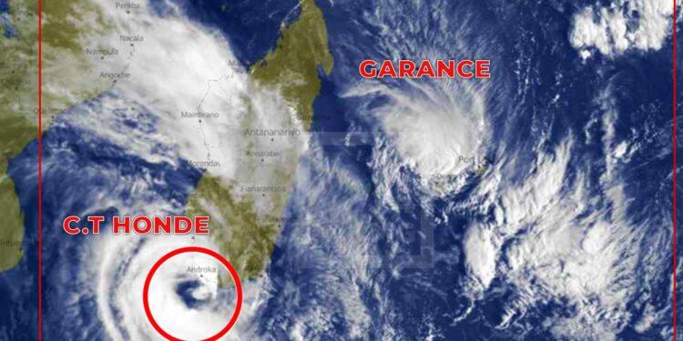 METEOROLOGIE – Honde devient un cyclone tropical en longeant le littoral Sud de Madagascar