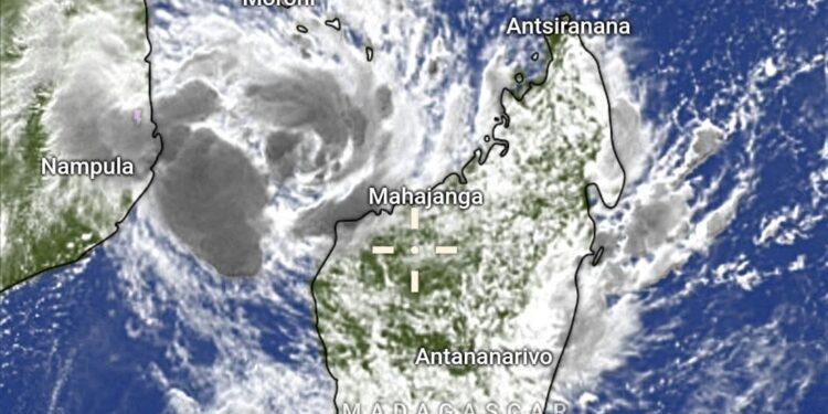 MÉTÉOROLOGIE – La dépression tropicale Jude nommée après sa sortie dans le Canal de Mozambique