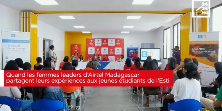 Quand les femmes leaders d’Airtel Madagascar partagent leurs expériences aux jeunes étudiants de l&rsquo;ESTI