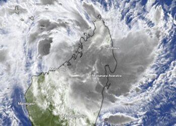 MÉTÉOROLOGIE – Une dépression tropicale traverse la pointe Nord de Madagascar