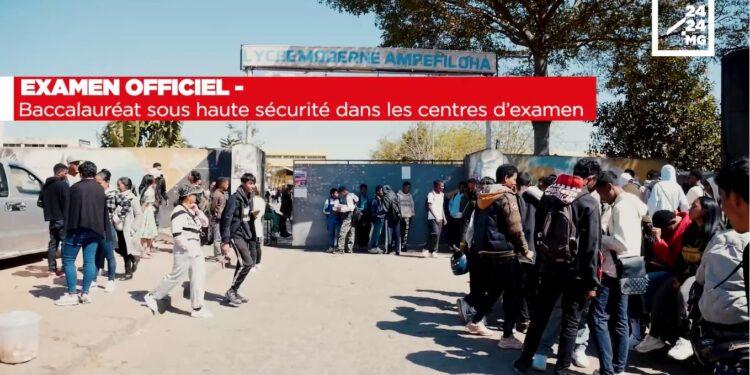 EXAMEN OFFICIEL – Baccalauréat sous haute sécurité dans les centres d’examen