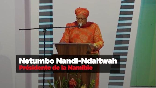NETUMBO NANDI-NDAITWAH, PRÉSIDENTE DE LA NAMIBIE – “Faisons de notre région un exemple éclatant en matière d’autonomisation des femmes”
