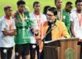 FOOTBALL – Andry Rajoelina annonce l’octroi d’une villa aux 29 joueurs des Barea A’ et au sélectionneur Romuald Rakotondrabe