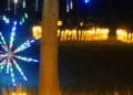 Le jardin d&rsquo;Ambohijatovo paré de ses plus belles illuminations.