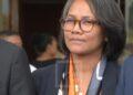 JUSTICE – Marie Michelle Sahondrarimalala arrive au parquet général pour y être entendue après deux semaines de garde à vue