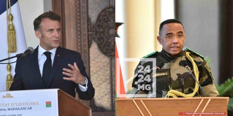 DÉPLACEMENT PRÉSIDENTIEL – Un déjeuner de travail pour discuter du partenariat malgacho-français entre Emmanuel Macron et le Colonel Michaël Randrianirina ce mardi